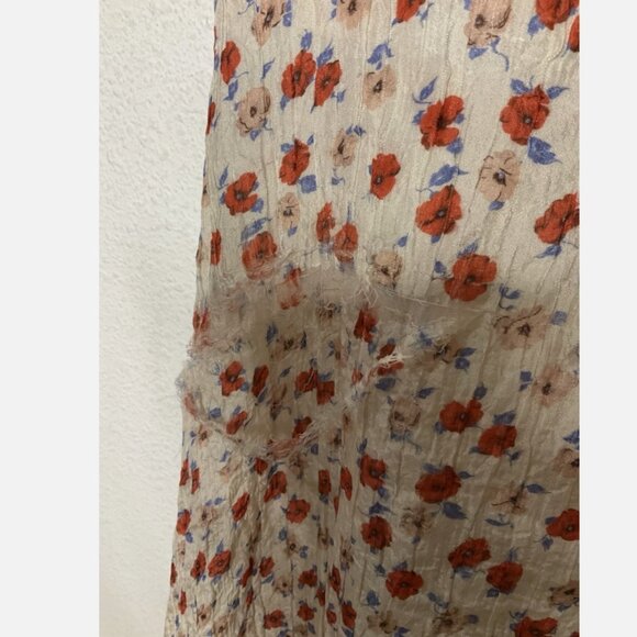 No. 6 Store Brixton Silk Shirtdress Midi Short-Sleeve Size 2-4 *READ FLAW* - Picture 7 of 7